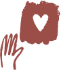 icon of hand with heart