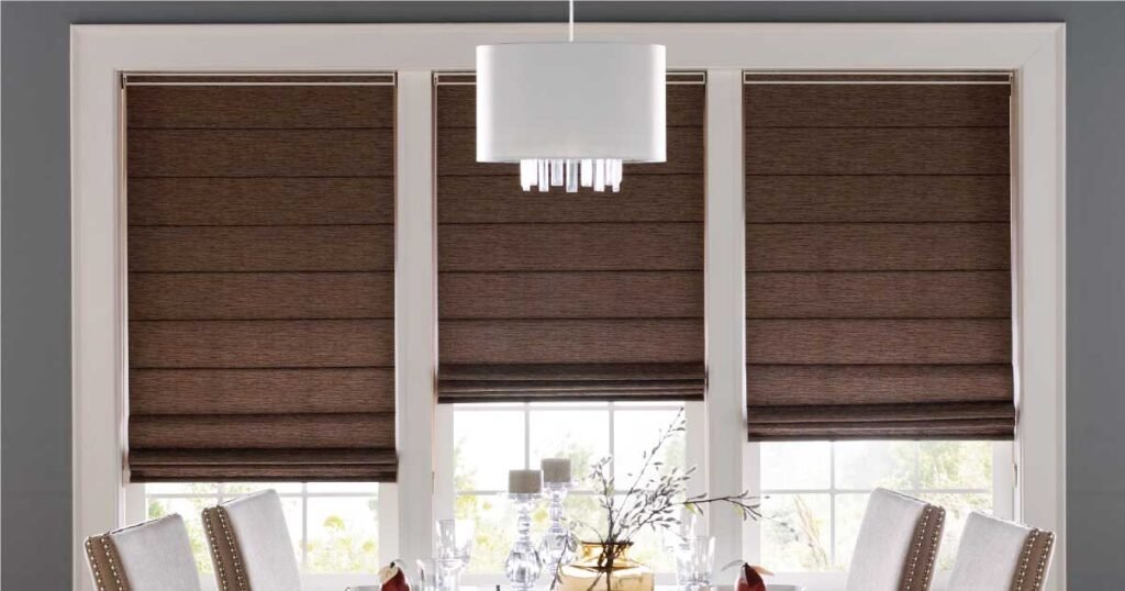brown Roller Shades