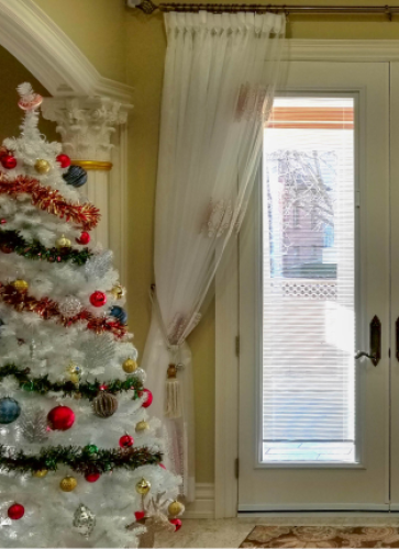christmas curtains