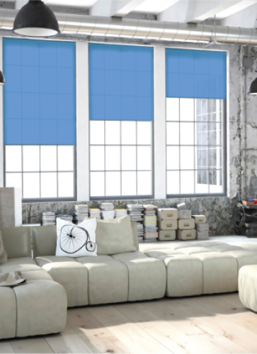 Cordless Spring Roller Blackout Blinds