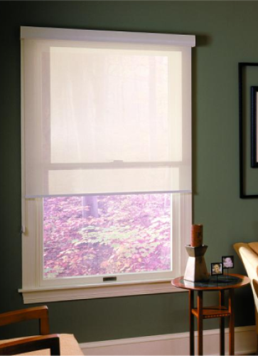 white Roller Blinds for Windows