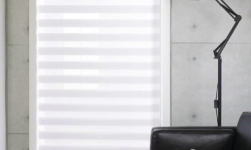 White Window Cover